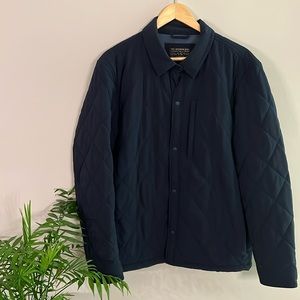 J. Crew Men’s Sussex Quilted Primaloft Insulated Jacket Navy Blue Medium